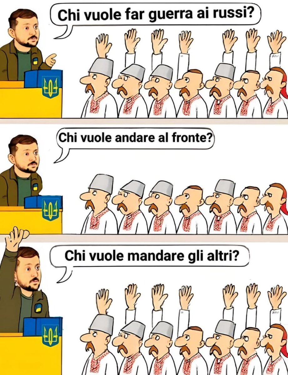 #Ucraina e i "volenterosi".
Una volta si diceva, "Armiamoci e partite"