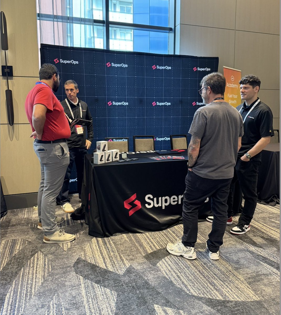 Superops_com's tweet image. Day 1 at Pax8 Toronto was packed with great conversations, connections, and loads of inspiration from the MSP community.

Catch a glimpse of the action 👇
#Pax8Toronto #SuperOps #MSPEvent