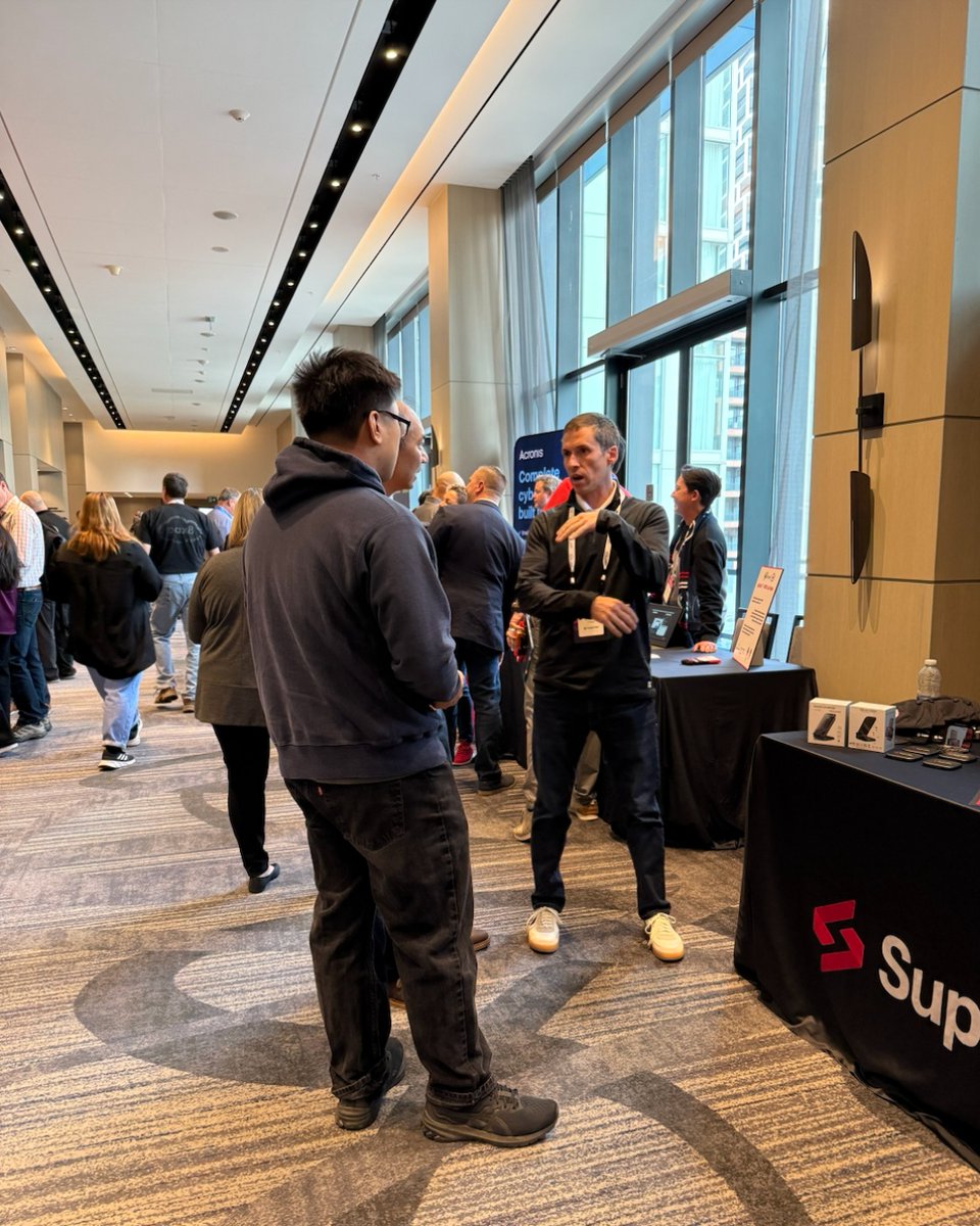 Superops_com's tweet image. Day 1 at Pax8 Toronto was packed with great conversations, connections, and loads of inspiration from the MSP community.

Catch a glimpse of the action 👇
#Pax8Toronto #SuperOps #MSPEvent