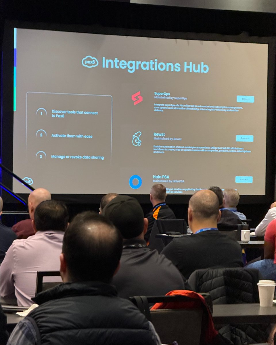 Superops_com's tweet image. Day 1 at Pax8 Toronto was packed with great conversations, connections, and loads of inspiration from the MSP community.

Catch a glimpse of the action 👇
#Pax8Toronto #SuperOps #MSPEvent