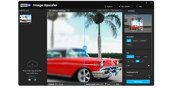 SharewareOnSale's tweet image. FREE GIVEAWAY: Nero AI Image Upscaler (100% discount) sharewareonsale.com/s/free-nero-ai…