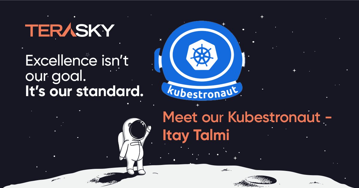 The Kubestronaut badge isn’t just another certification — it’s the summit of Kubernetes mastery.

Itay Talmi has achieved what only a few professionals worldwide have: all five CNCF Kubernetes certifications — a rare mark of deep, end-to-end cloud-native expertise.

At TeraSky,