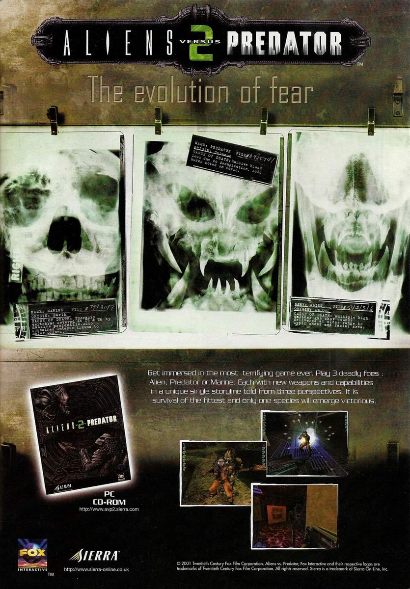 avpgalaxy's tweet image. Today we celebrate the 23rd anniversary of Monolith Productions&apos; Aliens vs. Predator 2! It was released in the EU on this day in 2001. The US release would follow on Halloween. #AliensvsPredator2 #MonolithProductions #AlienvsPredator #AliensvsPredator #Xenomorph #Yautja #Predator
