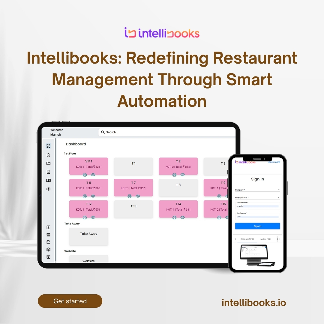 BooksIntelli's tweet image. Visit intellibooks.io for a revolutionary way to manage your restaurant operations with AI precision and seamless automation. Intellibooks empowers your business with smart inventory tracking, real-time analytics, and effortless order managemen.

#Intellibooks