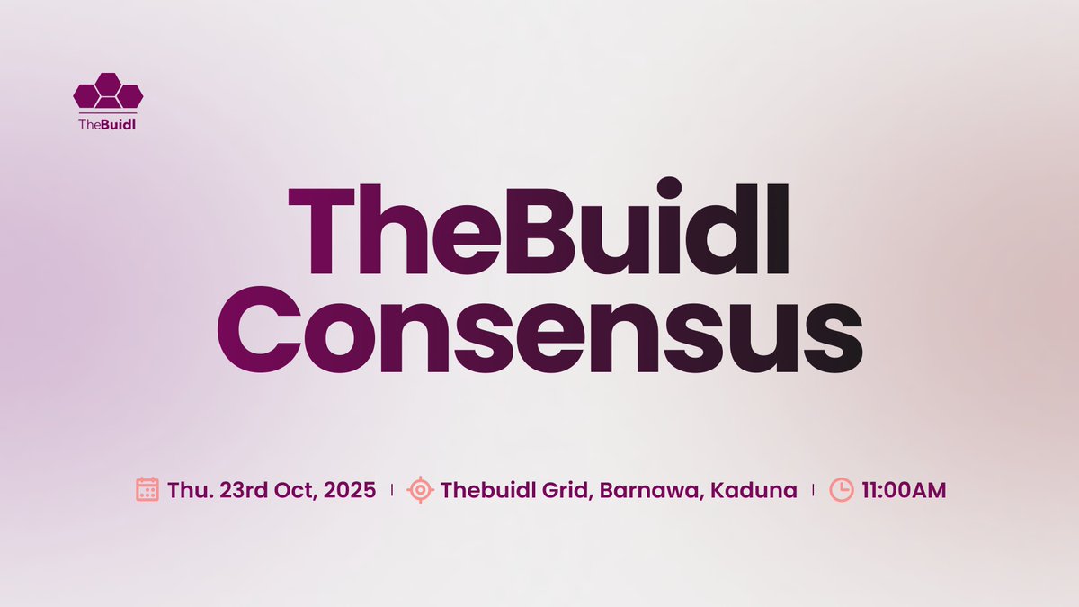 the_buidl's tweet image. 📢 #TheBuidlConsensus Update
It's that time again for us to connect, exchange ideas, and shape the direction of our growing community. We've also got some exciting updates to share. This is our space to listen, learn, and build stronger together. Your input drives our progress,…