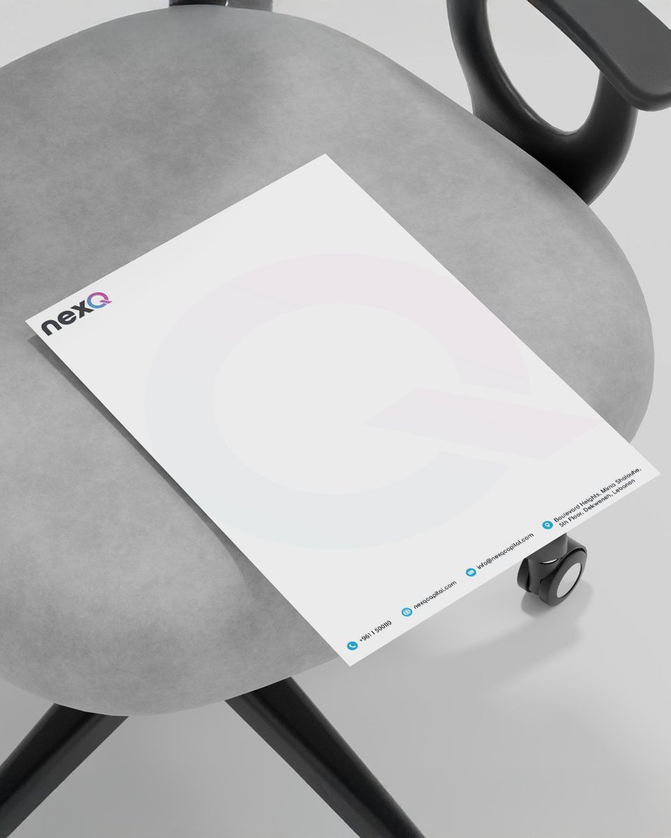 nas_code's tweet image. For NexQ, we developed a full #brand identity system, starting with the #logo and expanding into digital and corporate applications.
