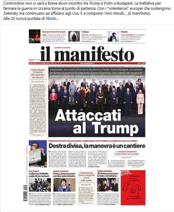 BlobRai3's tweet image. IL &quot;TRAMP&quot; DEI DESIDERI ALL&apos;INCONTRARIO VA!? (semicit.).