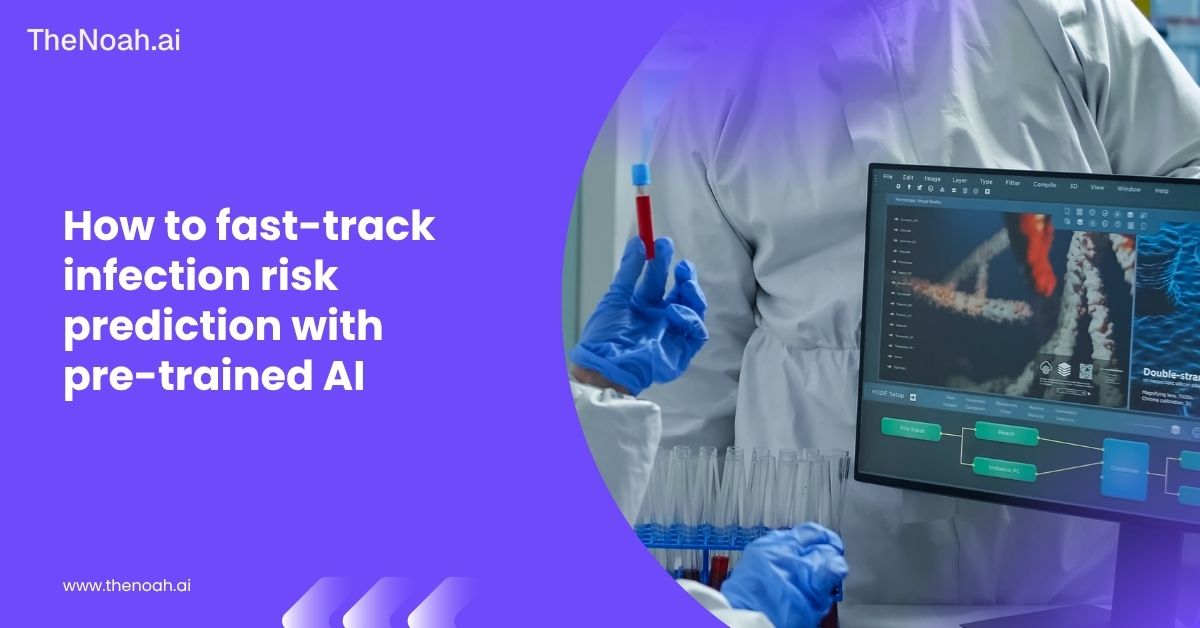 thenoahai's tweet image. Fast-track infection risk prediction with pre-trained AI and deliver smarter healthcare outcomes today.

Dive into the full blog to learn how you can deploy solutions rapidly and with confidence.

thenoah.ai/resources/blog…

#HealthcareAI #InfectionRisk #PreTrainedModels