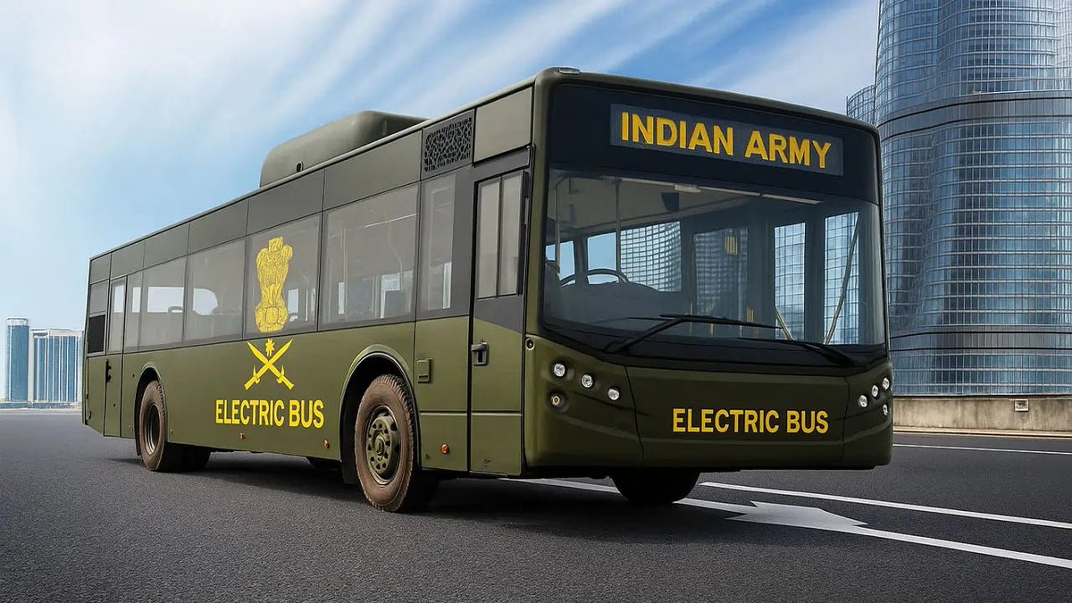 🚨 BIG MOVE! Indian Army has signed a ₹130.58 crore contract with JBM Auto Ltd to PROCURE 113 electric buses &amp; 43 fast-chargers 🔥