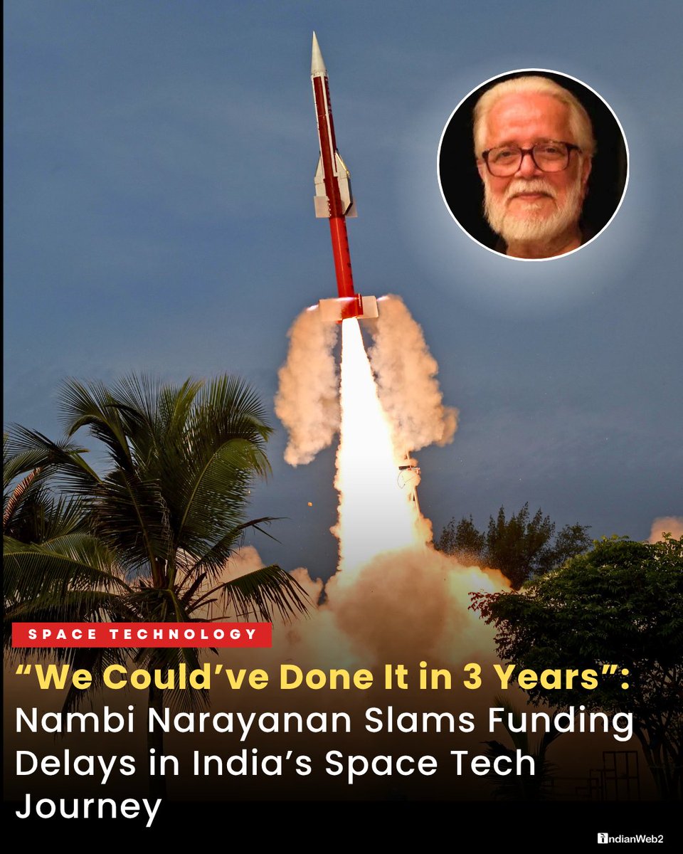 indianweb2's tweet image. At a time when India’s space startup ecosystem is surging, one of its foundational voices has issued a sobering reminder: progress could have come decades earlier, if only the money had followed the vision
𝗠𝗼𝗿𝗲 » indianweb2.com/2025/10/we-cou…
#SpaceTech #pslv #isro #rocketery