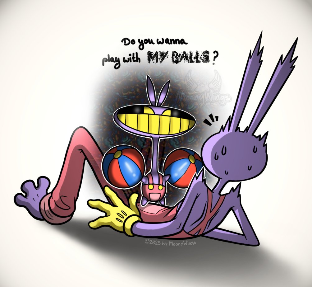 _MoonyWings_'s tweet image. He loves balls
#TheAmazingDigitalCircus #TADC #Jax