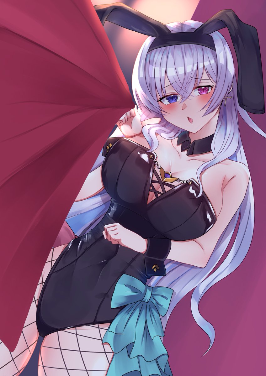 #てんて絵 
#天帝フォルテ　
バニーてんてー