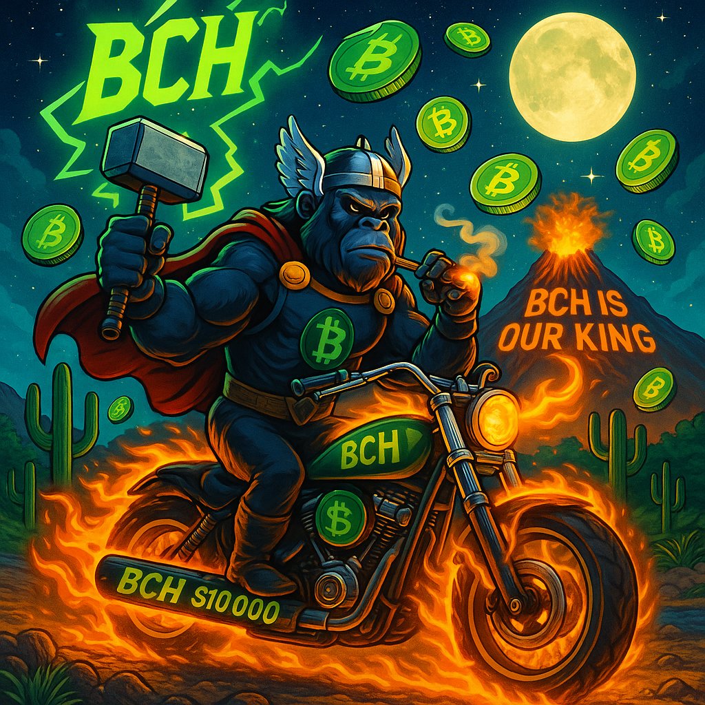 BCH has massive potential — fast, low fees, global adoption, and true peer-to-peer money. With growing utility and scarcity, the road to $10,000 is not a dream, it’s a destination.    

Follow Us    

#BCH #BitcoinCash