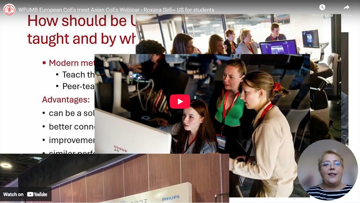 Presentations from the webinar event WFUMB European CoEs meet Asian CoEs which took place on Thursday 16 October 2025 are now available - take a look!
wfumb.org/2025/08/18/wfu…