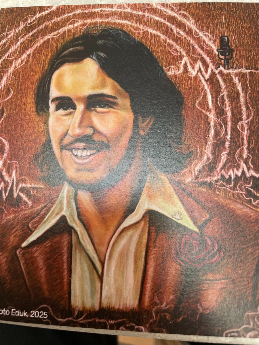 Big thanks 2 East Timorese artist Toto Eduk for his painting of my bro Tony one of the Balibo 5 marking his murder 50th years ago by Indonesian troops who invaded the former Portuguese colony. The Timorese continue 2 honour the newsman which is much appreciated by their families.
