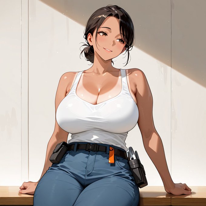 ガテン系おばさん、 ……Hの時はしっかりとメス。