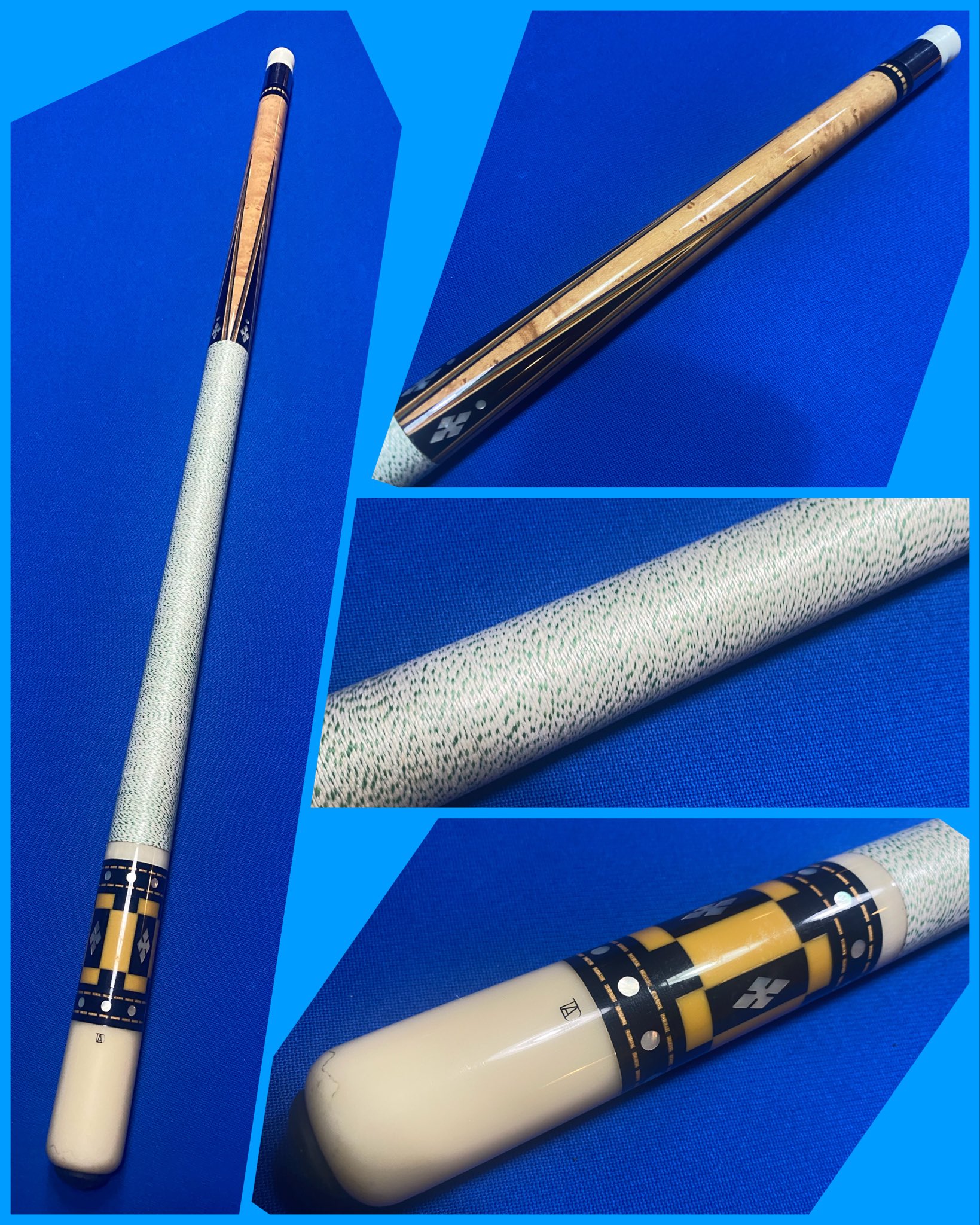 ヴィンテージ✨ ビリヤード キュー 18オンス 糸巻きグリップ ビリヤード＆バー プライド on X: 