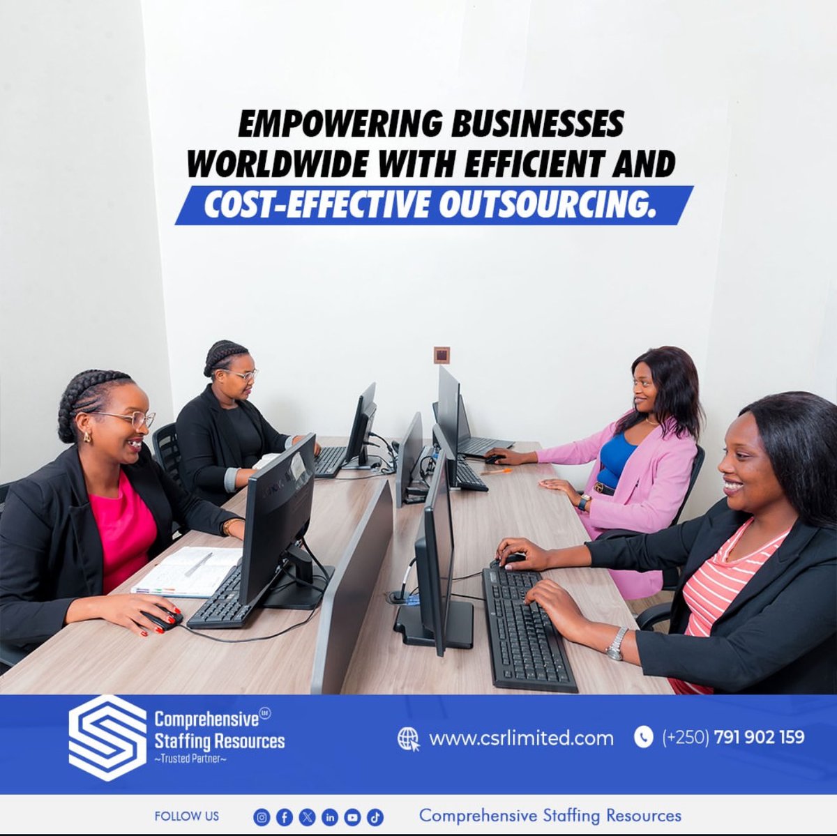 csr_rw's tweet image. @csr_rw empowers businesses with smart outsourcing solutions that enhance efficiency, improve performance, and reduce costs by up to 50%, enabling you to focus on growth and innovation.