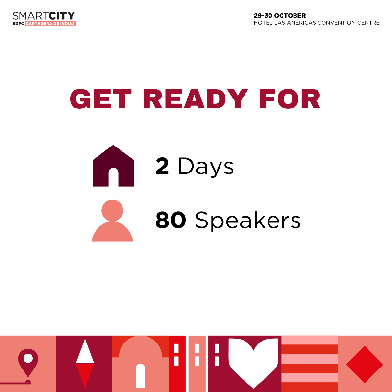 SmartCityexpo's tweet photo. 🇨🇴 One week to go until @SmartCityCTG!

Embracing urban innovation to reinvent and build better cities, #SCECTG25 debuts under the motto “Cities that are transforming to live better."

✨ Join global leaders shaping more prosperous cities. Tickets here: https://t.co/J61JktxFMy