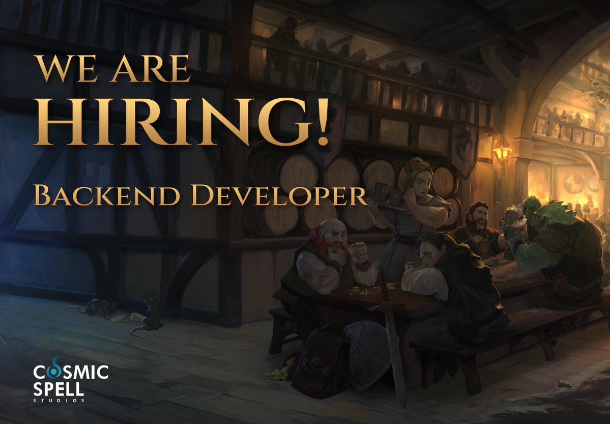 CosmicSpell_'s tweet image. 🚨 We’re hiring a Game Backend Developer at Cosmic Spell!
Join us on @Soul_Breach, our F2P turn-based RPG.⚔️
If you love building scalable backend systems and multiplayer features, this one’s for you.
👉 Apply: stratos-ad.com/trabajo?job=60…
#Hiring #BackendDeveloper #gamedev