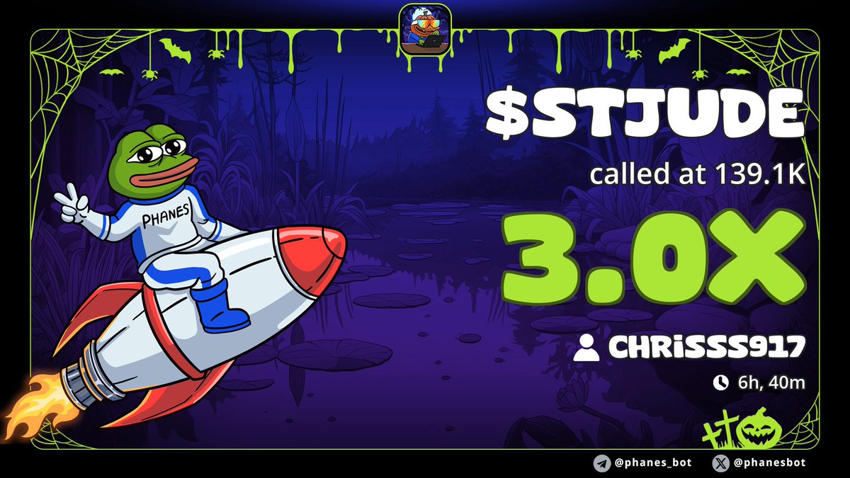 sheeepweb3's tweet image. Another day spent without my TG is to your disadvantage fr
$STJUDE