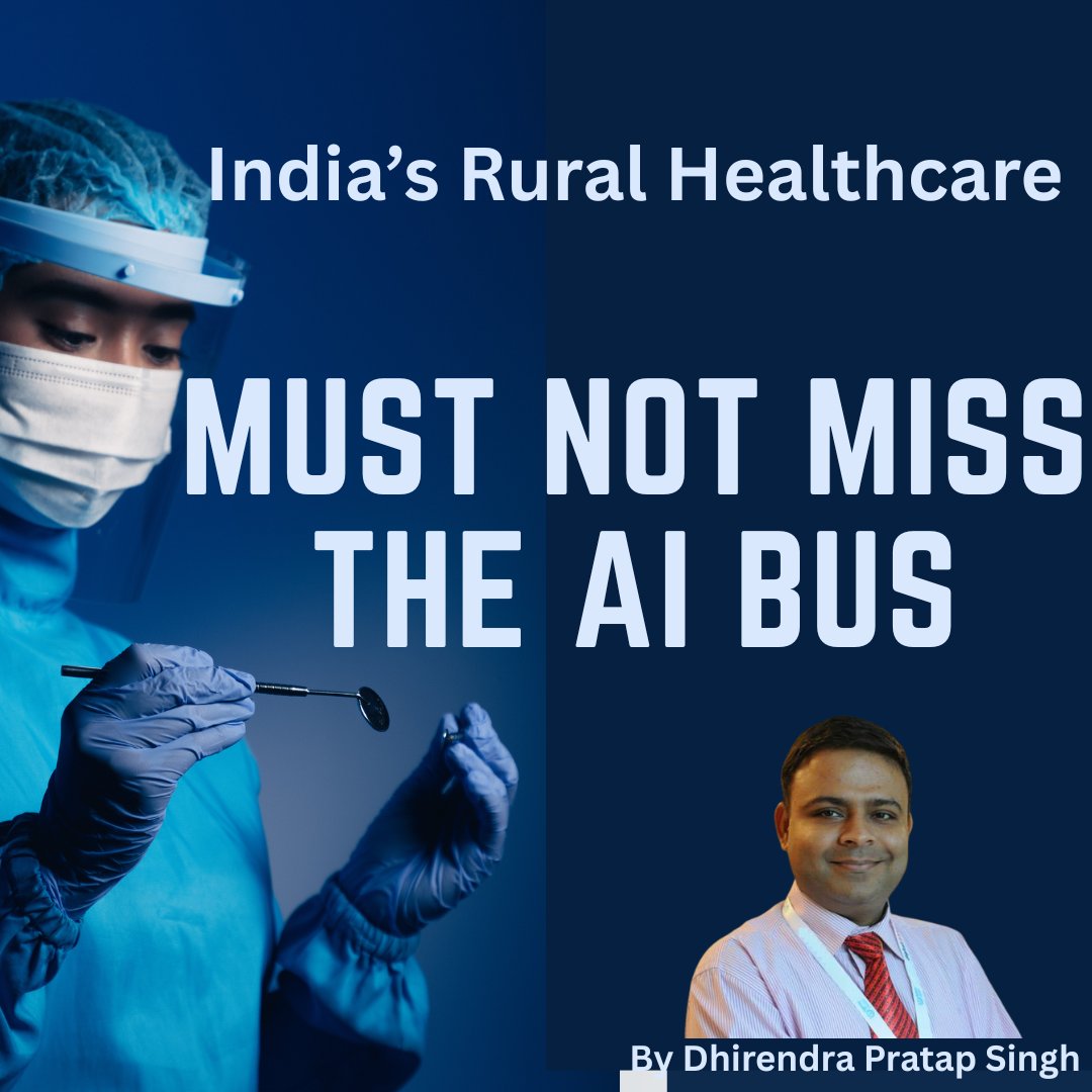 ict_post's tweet image. The future of healthcare must not be urban-first. AI can deliver affordable, quality care to every village in Bharat — not just big cities. Rural Lives Matter. The mission begins now. 
Read more:  ictpost.com/rural-lives-ma…

#DigitalHealth #AIforAll #BharatFirst