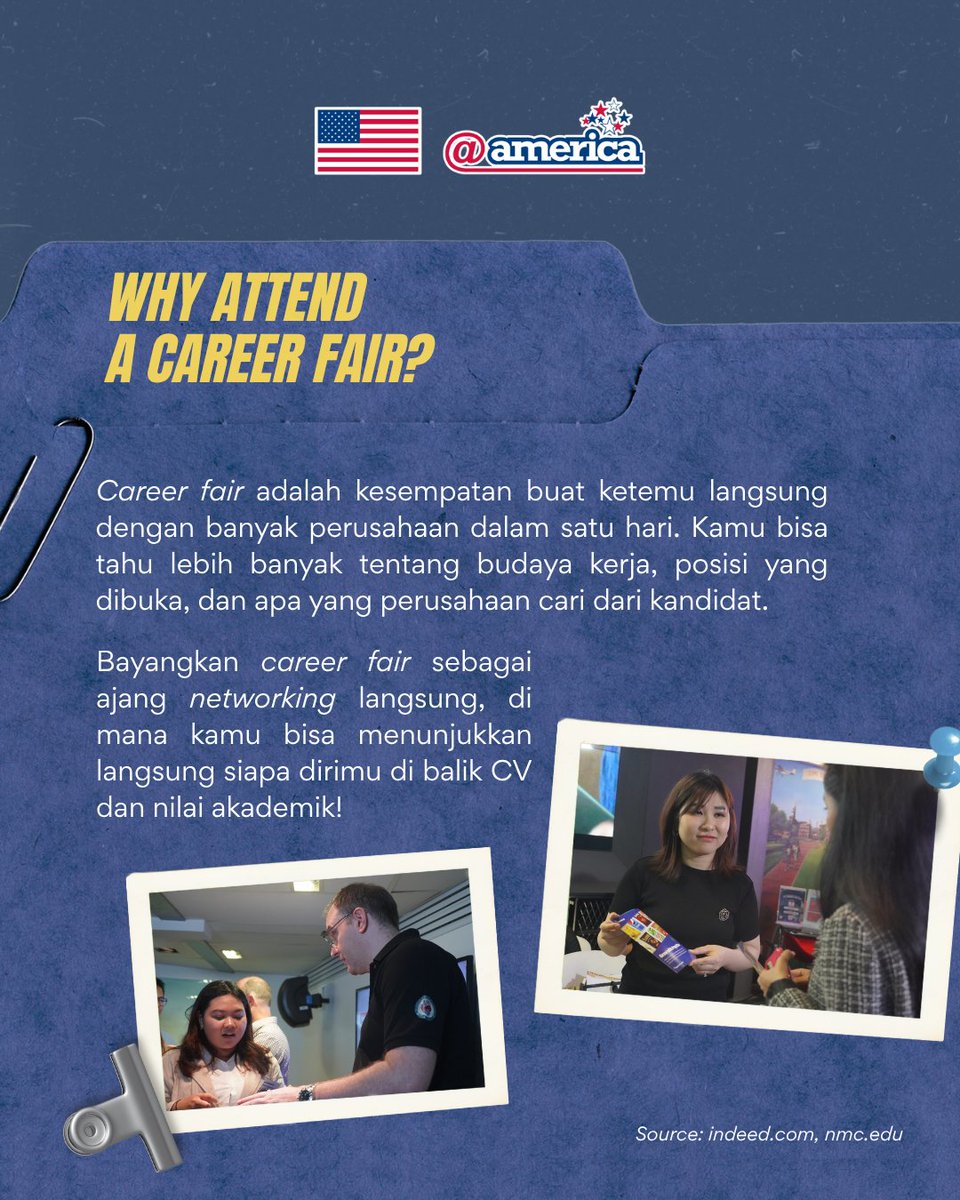 atamerica's tweet photo. Oktober ‘O’ nya apa? Officially hired THROUGH THE career fair! 😌🤞

#SOBATamerica tahu gak sih career fair buka banyak peluang karir untuk kamu? Yuk simak lebih lanjut! 

#Atampedia #CareerFair https://t.co/PXJGr3QMQ6