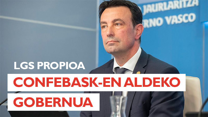 Eusko Jaurlaritzaren jarrera salatzen dugu, 138.495 sinadurek bultzatutako Lanbide arteko Gutxieneko Gutxieneko Soldataren aldeko HEL-a errefusatzeagatik. 

Horrela, herritarrei bizkarra ematen die eta euskal patronalaren interesekin lerrokatzen da
▶️ esk.eus/index.php/eu/b…