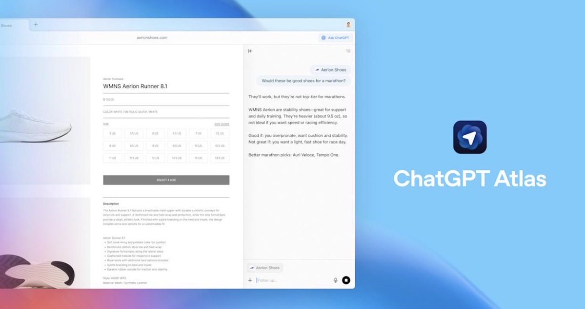 TechAI_Daily's tweet image. 🚀 OpenAI takes on the browser game with “Atlas” 🧠🌐
• Atlas launches today on macOS, with Windows, iOS & Android versions rolling out soon.
• Built‑in “agent mode” uses your browser history to autonomously browse, click, summarise no manual tabs required.
• Deep…