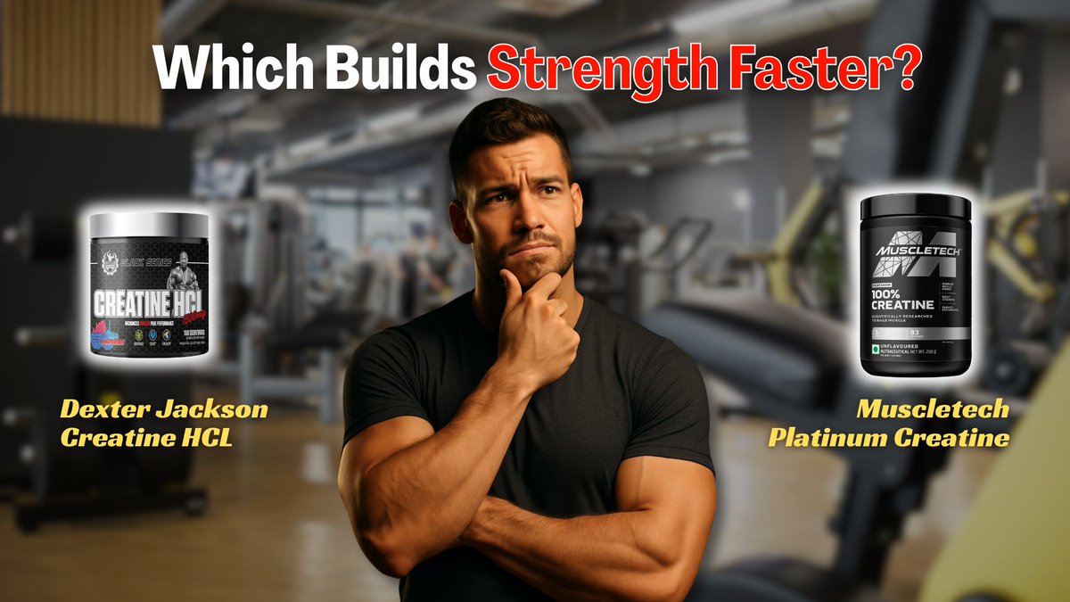 fitnesstack's tweet photo. Dexter Jackson Creatine HCL vs Muscletech Platinum Creatine — Which Builds Strength Faster?
https://t.co/dtMam3dxGw https://t.co/HNKX2coCjT