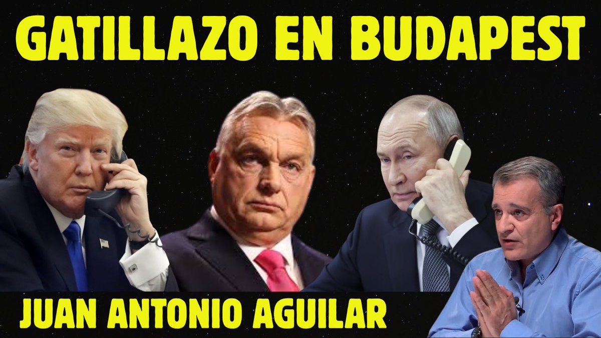 D. Juan Antonio Aguilar se vuelve a poner El Mundo por Montera para analizar todas las claves detrás de la reunión fallida entre Trump y Putin en Budapest. No se lo pierdan.

“Gatillazo en Budapest”. Hoy, a partir de las 22h. youtu.be/Gg5zZqyxdc0?si…