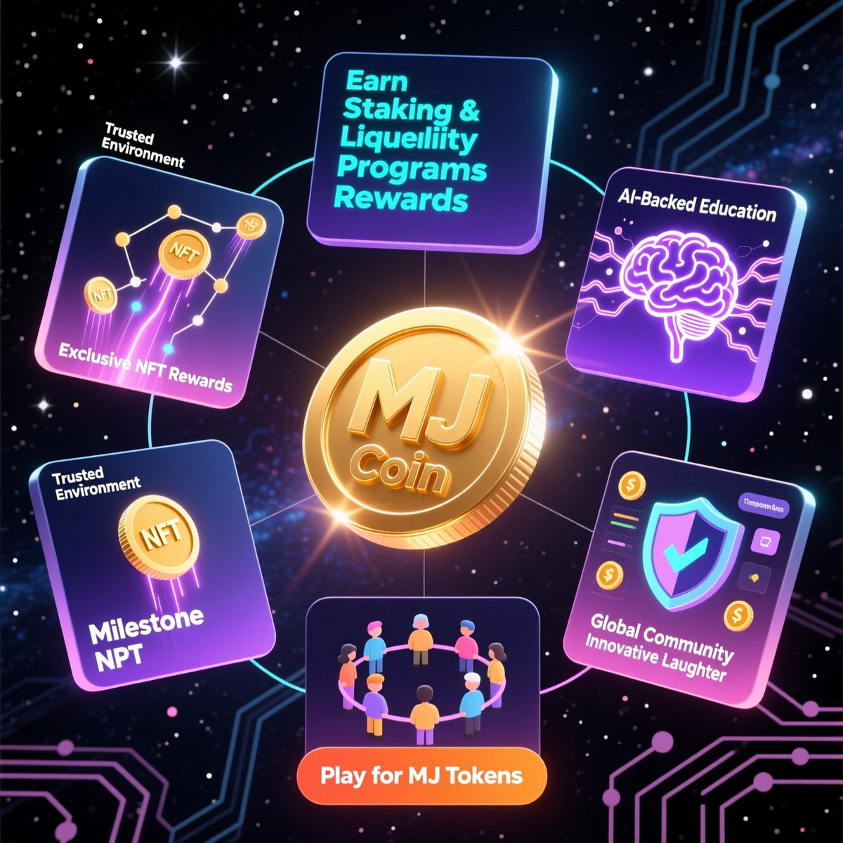 Learn with AI 🤖

Learning crypto doesn’t have to be hard.
Our AI-powered interactive learning platform makes your first steps EASY.

#MJToken #AI #LearnCrypto #CryptoEducation #MJToken #CryptoCommunity #Staking #DeFiEarnings  #CryptoStaking #DeFiRewards #HODL #Crypto