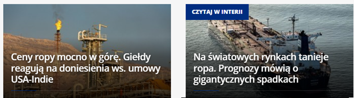 Oba artykuły wiszą na pierwszej stronie portalu :)