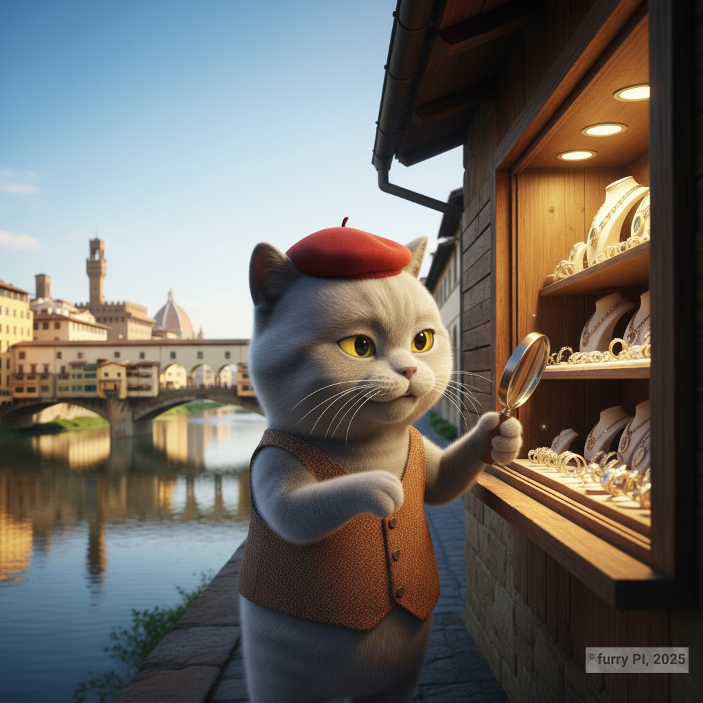 catfurrypi's tweet image. 💡Did you know that Ponte Vecchio was built back in the 13th century and is the only bridge in Florence that survived World War II? It&apos;s believed that Hitler ordered it not to be destroyed because he liked it so much. Now, the bridge is home to jewelry shops. 💎
#PonteVecchio