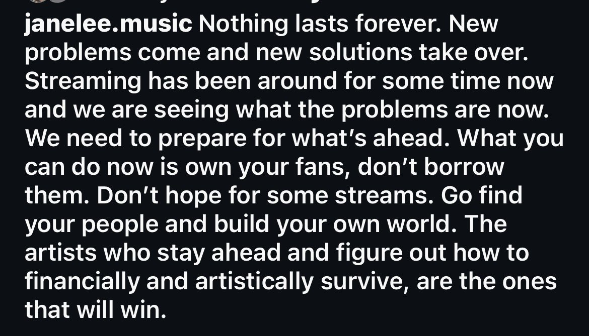 carlosmax703's tweet photo. As we brace for these changes let’s participate in building and owning the platforms as artists https://t.co/gvHi8iDqdE