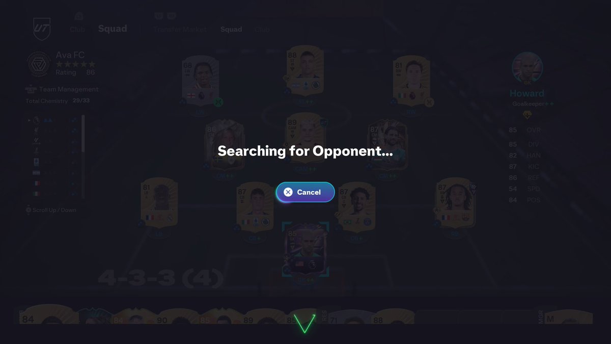 LFC_Ava's tweet image. EA servers down or potentially match making issues?
Can't find a game and others are reporting it too.
Screen either endlessly says "Searching for opponent..." or straight after searching says "There were no opponents found. Please try your search again later".
@EASFCDirect