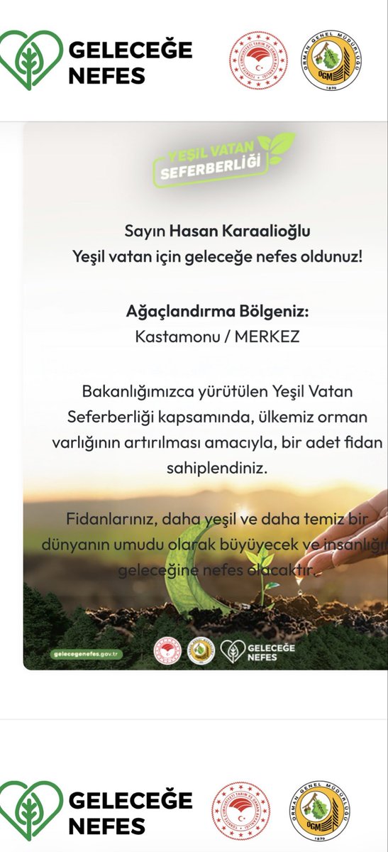 #GeleceğeNefes