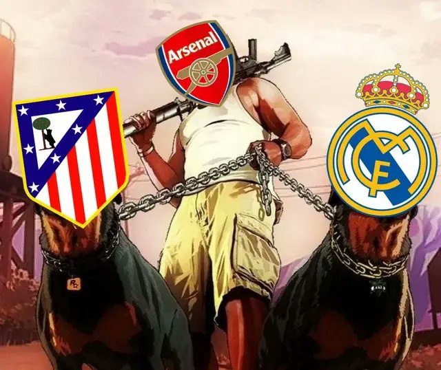 Modadi7's tweet image. از تیمای پریمرلیگ زیاد خوشم نمیاد
ولی آرسنال برای تیمای مادریدی رسما پدری میکنه