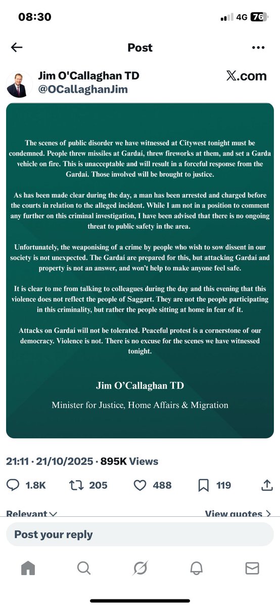 duzBme's tweet image. “no ongoing threat to public safety in the area”

Ireland 🇮🇪 Min Justice Jim O’Callaghan has confirmed that of the 2,000+ male migrants staying in Citywest, none are early released prisoners, rapists, murderers and none suffering mental health issues? Many who are #Undocumented?