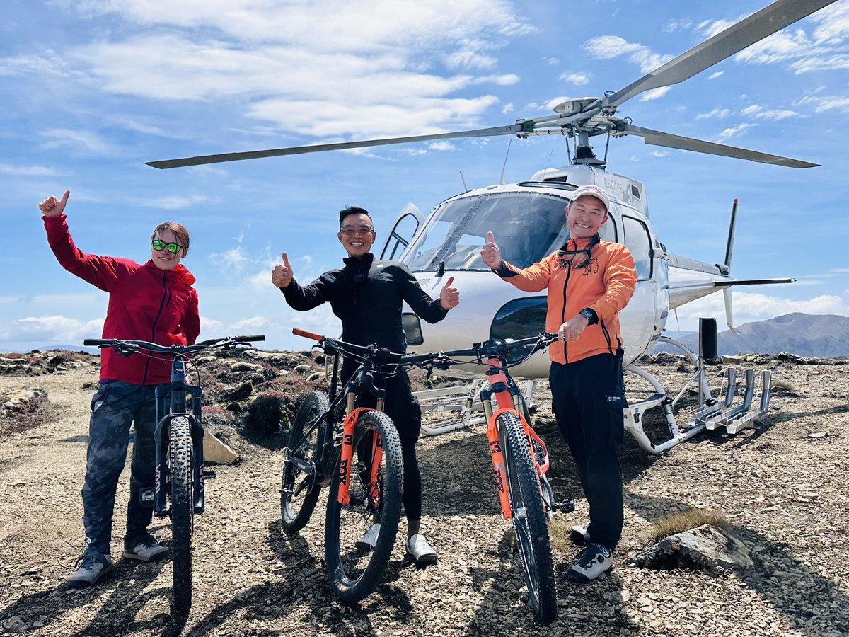 yukimtb's tweet image. 人生初のヘリMTBツアー in ニュージーランド🇳🇿
天国過ぎました🥹
Kaimanawa Descent Heli Bike Tour