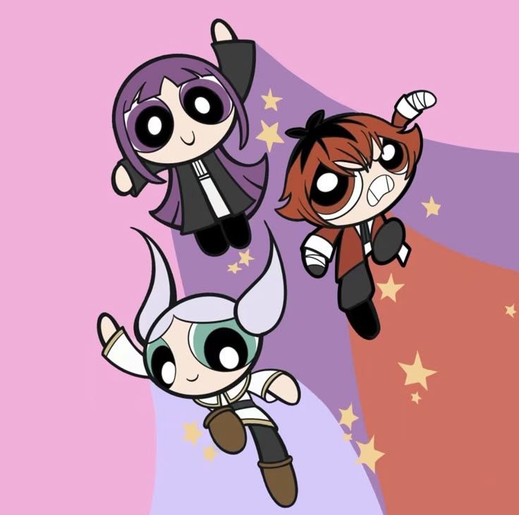 FRIERENcontent's tweet image. Frieren X Powerpuff Girls