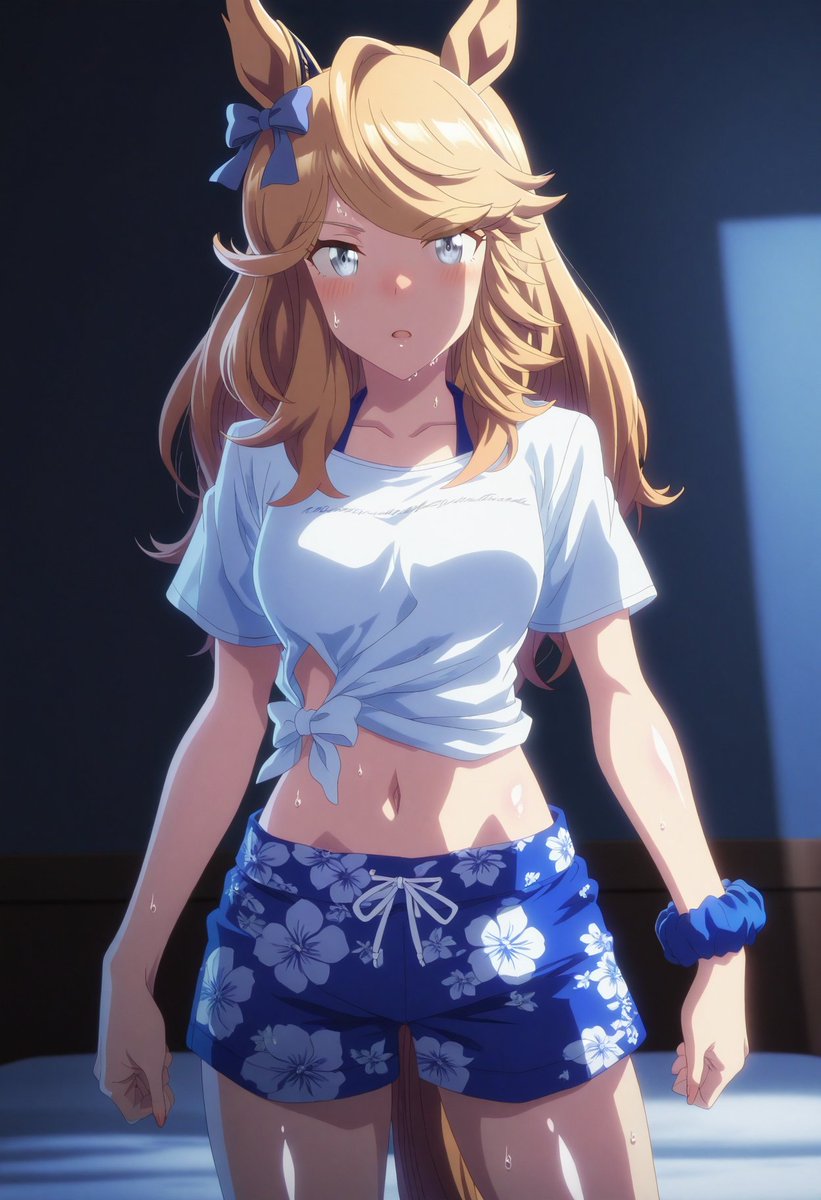 rino_mili's tweet image. 学習させたLoRA試作