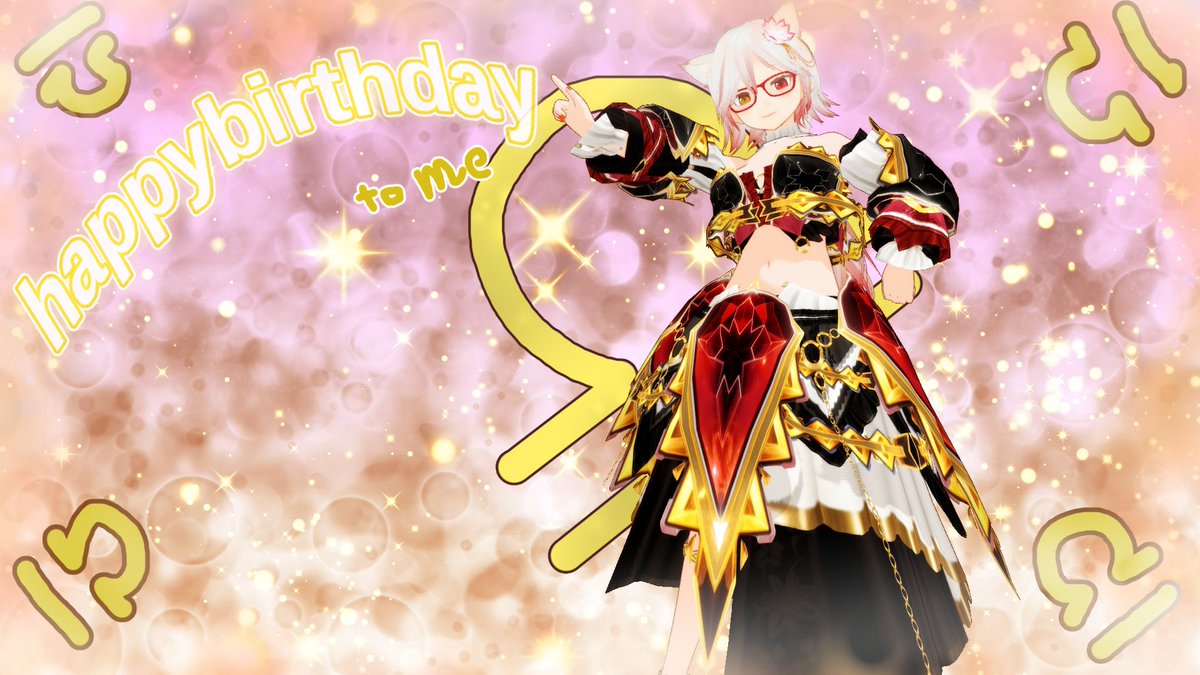 #VRoid #うちの子 #LuysShop
はっぴーばーすでーとぅーおれ！！

45歳のおっさんになりましたよ
だというのに
精神性はいつまでも大人になり切れてない気がするけど
いや～も～もうこの先変わらんのだろうな

まぁ、大病しなきゃいいかぁ

お借りした素敵な衣装はこちらより
luymerbyi.booth.pm/items/6825960