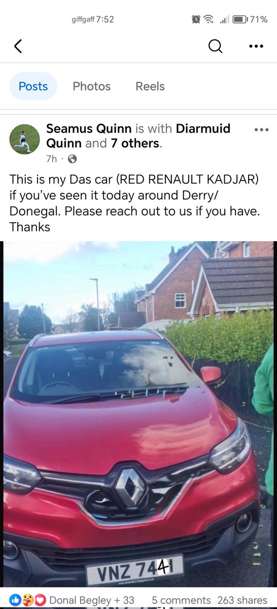 Anyone with connections in the Gardai in Donegal, please pass this along. Permission was given by the family at Buncrana Garda Station this morning to share the details. If anyone can get that sped up or know a Garda on the ground that can keep an eye out, I'd be forever grateful