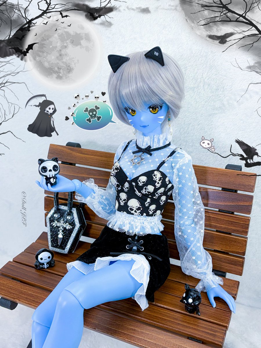 AndroidPDF's tweet image. 葵ちゃん: 闇の仲間と一緒に遊ぶにゃ💀🐾ヾ(Φ∀Φ)/
#ハロウィン #halloween #ドールのベンチ #eternaltreasure #dollheart #smartdoll #smartdollprowess #smartdoll葵 #catgirl #dolljpf