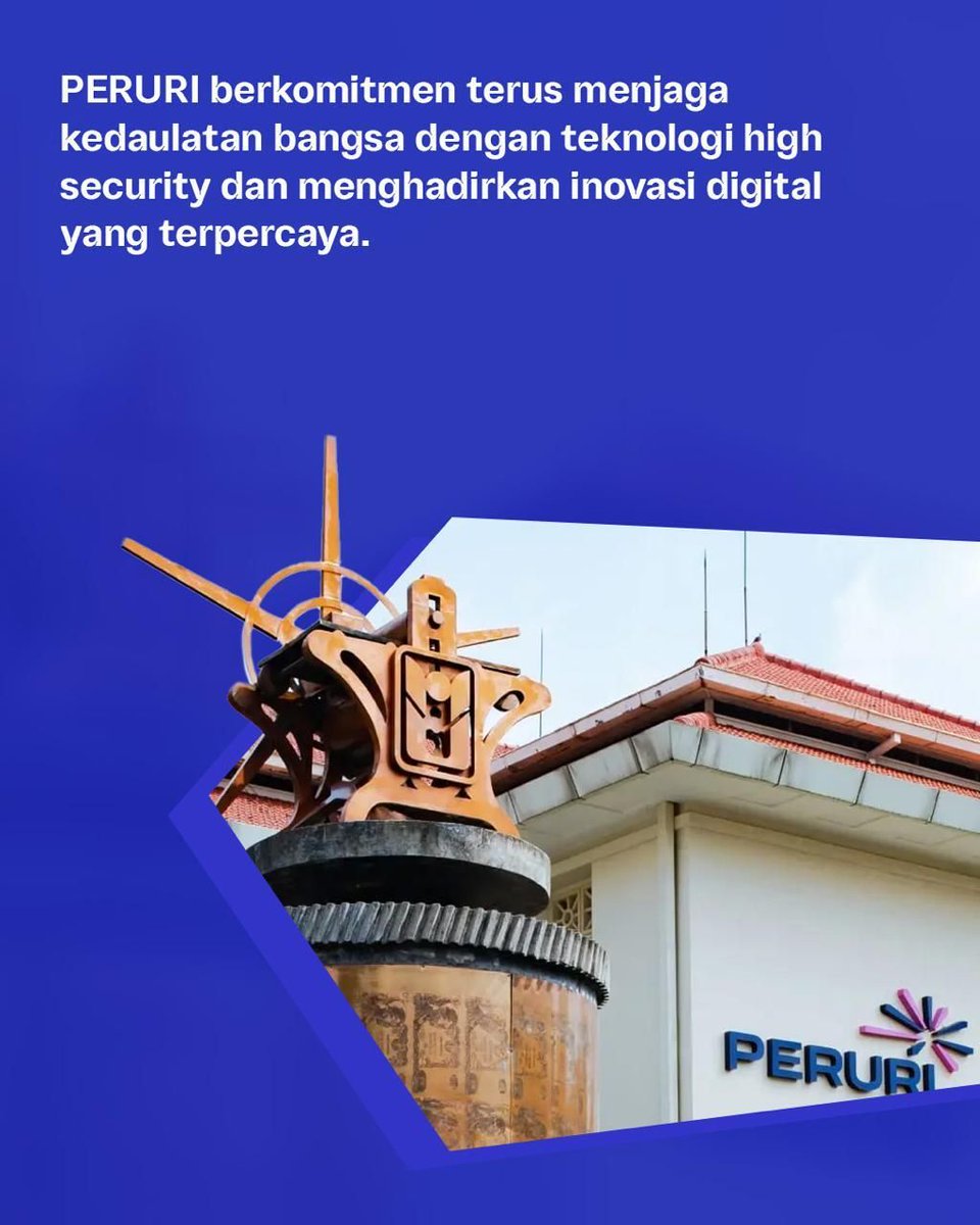 BrevisOfficial's tweet photo. PERURI berkomitmen menjaga dan mengutamakan kemajuan berdaulat bangsa melalui Empat Pilar Teknologi Digital PERURI.

#PerusahaanTeknologiHighSecurity #InnovationforASovereignFuture #KemajuanBerdaulat #InovasiKeamananTinggi #PeruriGovTechIndonesia #TrusteeOfSovereignty https://t.co/XpPY2jVPTc