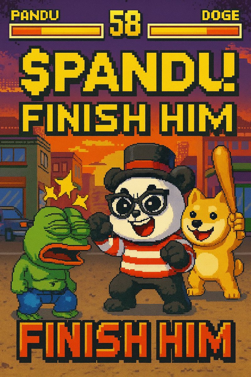 GregWil53428462's tweet image. 🥋💥 $PANDU — FIGHT!
Our panda champ doesn’t back down when the market gets tough.
It’s all about discipline, precision, and a knockout comeback.