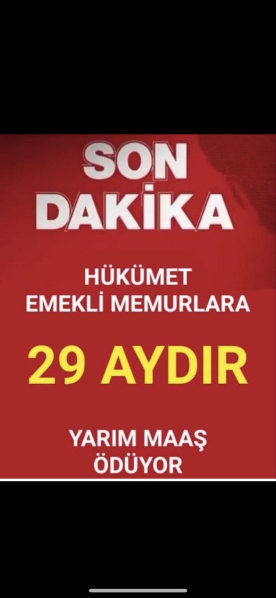Zamlar yağmur gibi yağıyor ama maaşlar olduğu gibi duruyor, hükümet emekli memura  borcunu bile ödemiyor. Sürekli #MasalDinliyoruz.
#EmekliMemur'a 400 bin lira borcunuz var! 
#MemurEmeklisineAdalet istiyoruz, seyyanen alacağımızı ödeyin!
<a href="/RTErdogan/">Recep Tayyip Erdoğan</a> 
<a href="/_cevdetyilmaz/">Cevdet Yılmaz</a> 
<a href="/memetsimsek/">Mehmet Simsek</a>