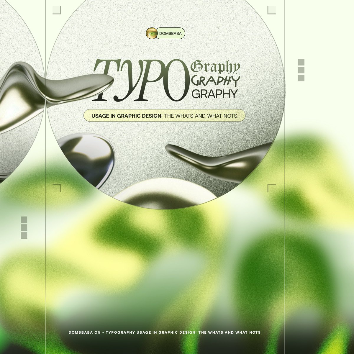 Doms_V2's tweet image. Typography in Graphic Design: The Dos and Don’ts - DomsBaba’s Perspective.
You work on a banger design, but there’s something off with the text, or you can’t just settle for the right font.
This is a solution bank tackling common issues faced by a number of Graphic Designers.…