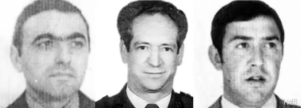 Cuando regresaban al cuartel de la <a href="/guardiacivil/">Guardia Civil</a> de #getxo de dar seguridad al partido fútbol en el campo de Gobelas les tendieron una emboscada y los acribillaron.

#TalDiaComoHoy #ETA 1978, se llamaban LUCIANO MATA y LUIS C. GANCEDO, 4 días después falleció ANDRÉS SILVERIO.

🧵